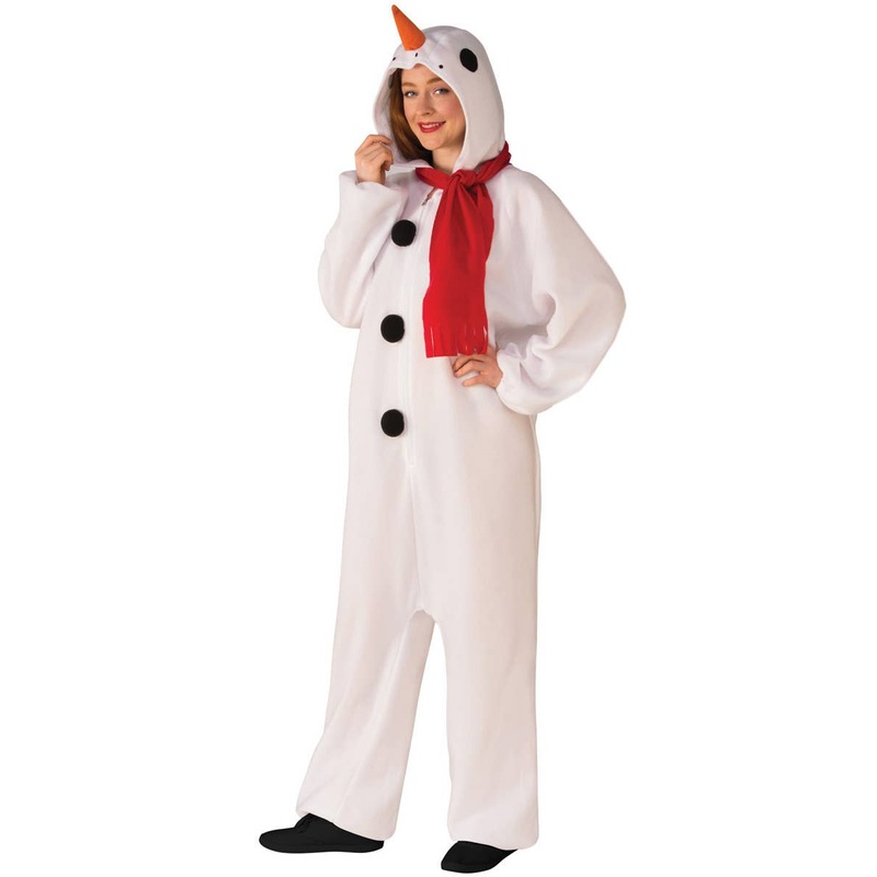 Soft White Snowman Womens Christmas Costume