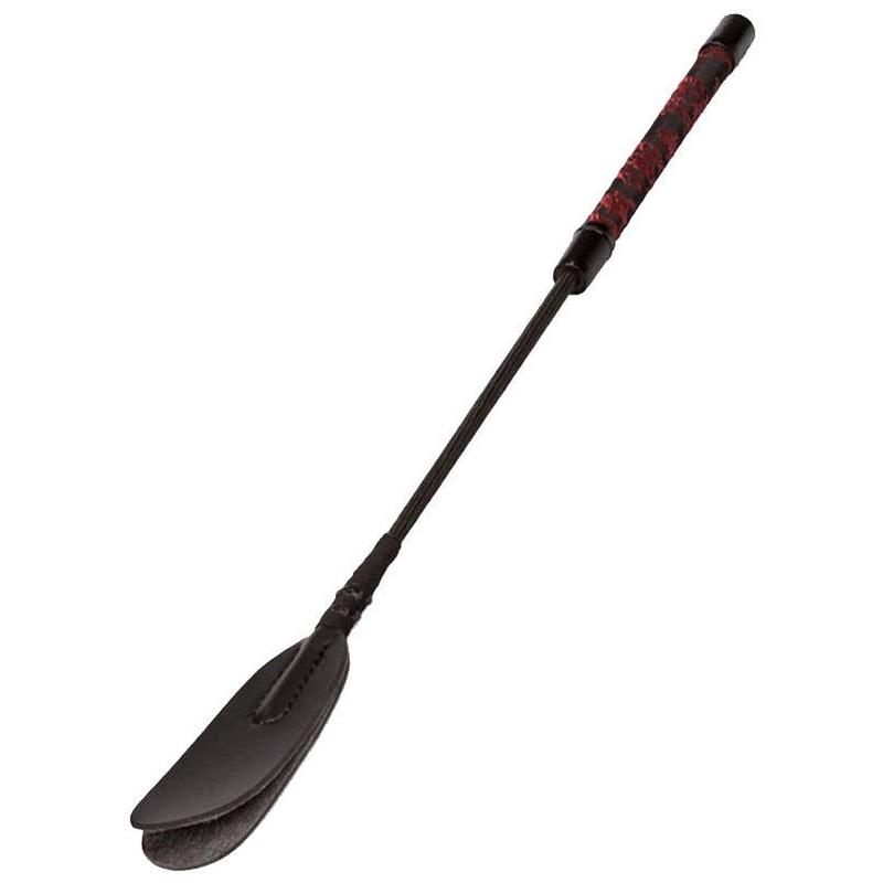 Split Top Red And Black Costume Riding Crop