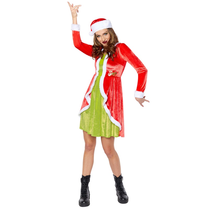 The Grinch Womens Plus Size Dr Seuss Christmas Costume