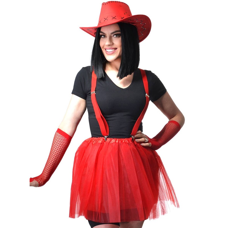 Vivid Red 40cm Womens Costume Tutu