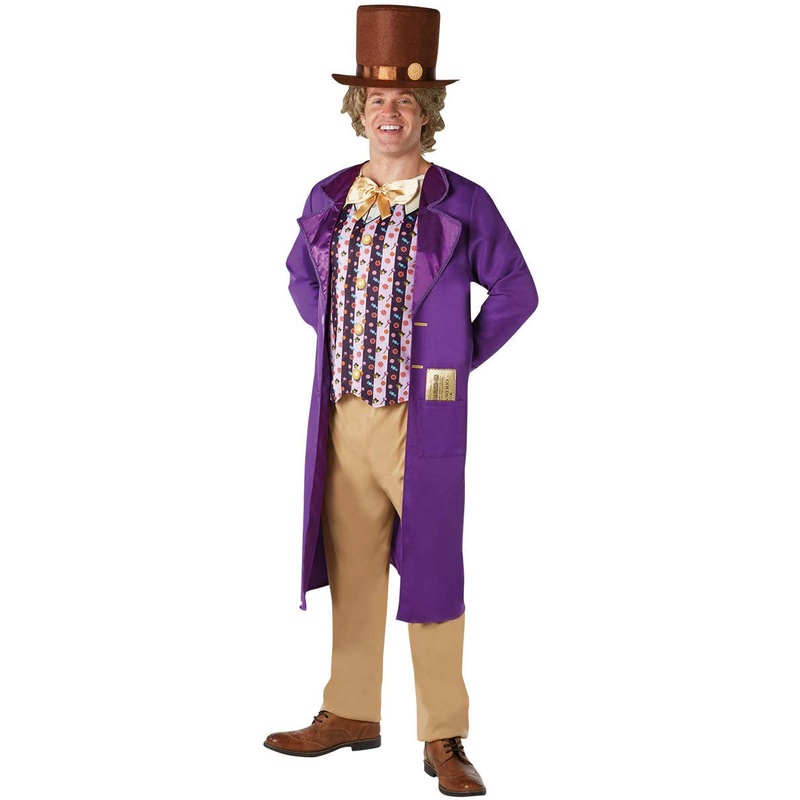 Willy Wonka Roald Dahl Mens Book Week Costume