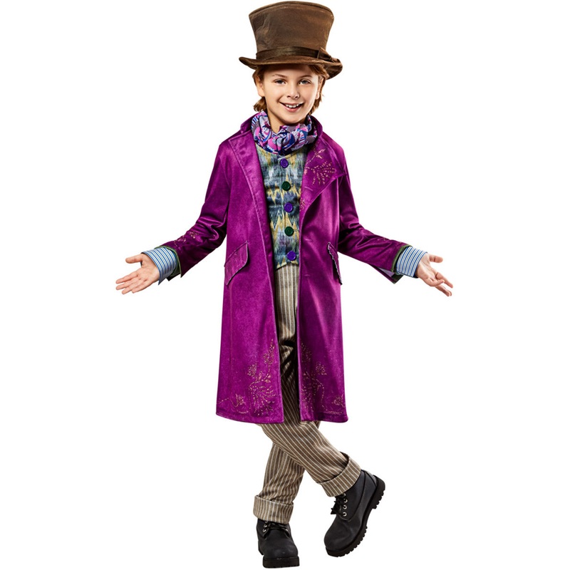 Wonka Movie Premium Boys Willy Wonka Costume