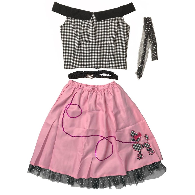 50s Poodle Skirt Womens Costume - Size Small