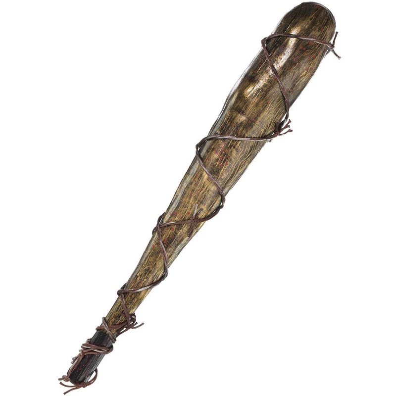Barb Wire Wrapped Fake Baseball Bat Costume Weapon
