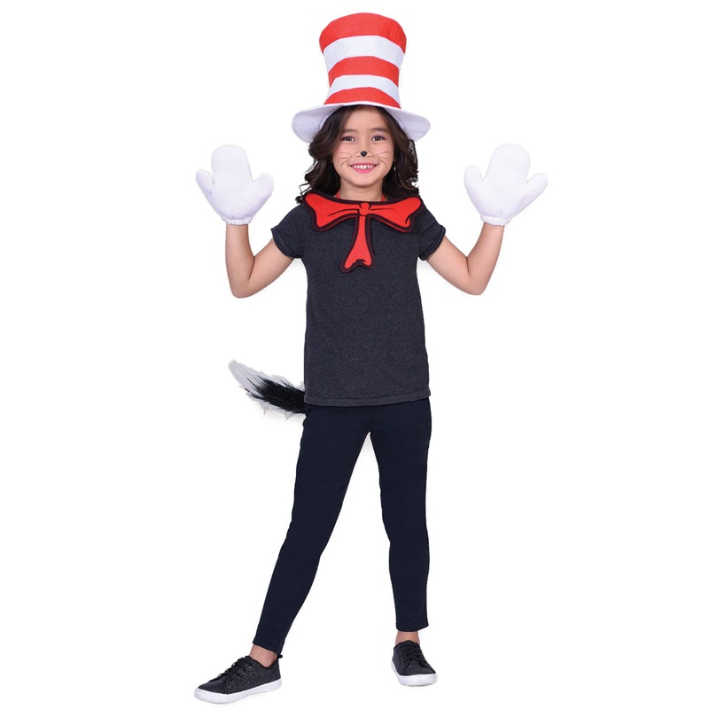 Cat In The Hat Girls Dr Suess Costume Accessory Set