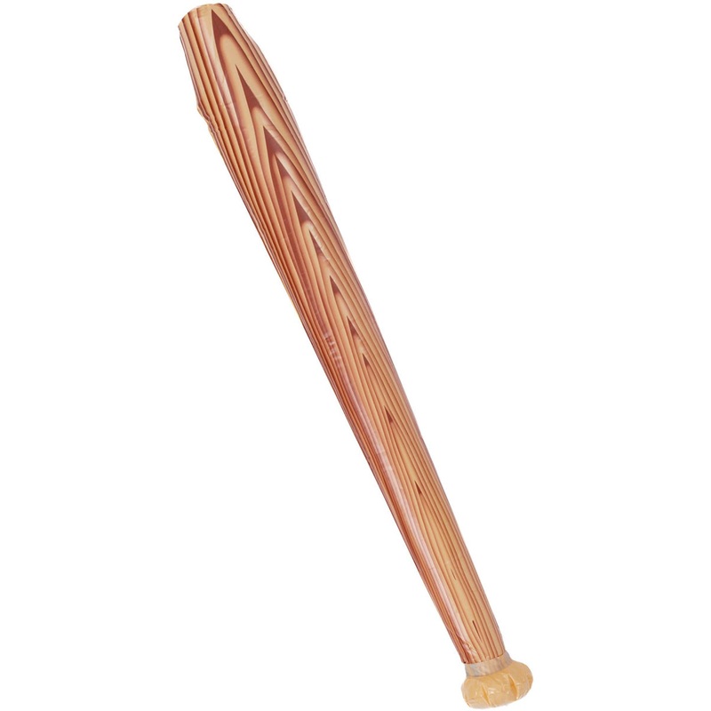 Inflatable Wooden Look 77cm Baseball Bat