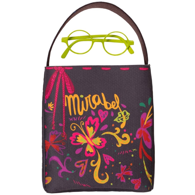 Mirabel Girls Encanto Costume Bag and Glasses Set