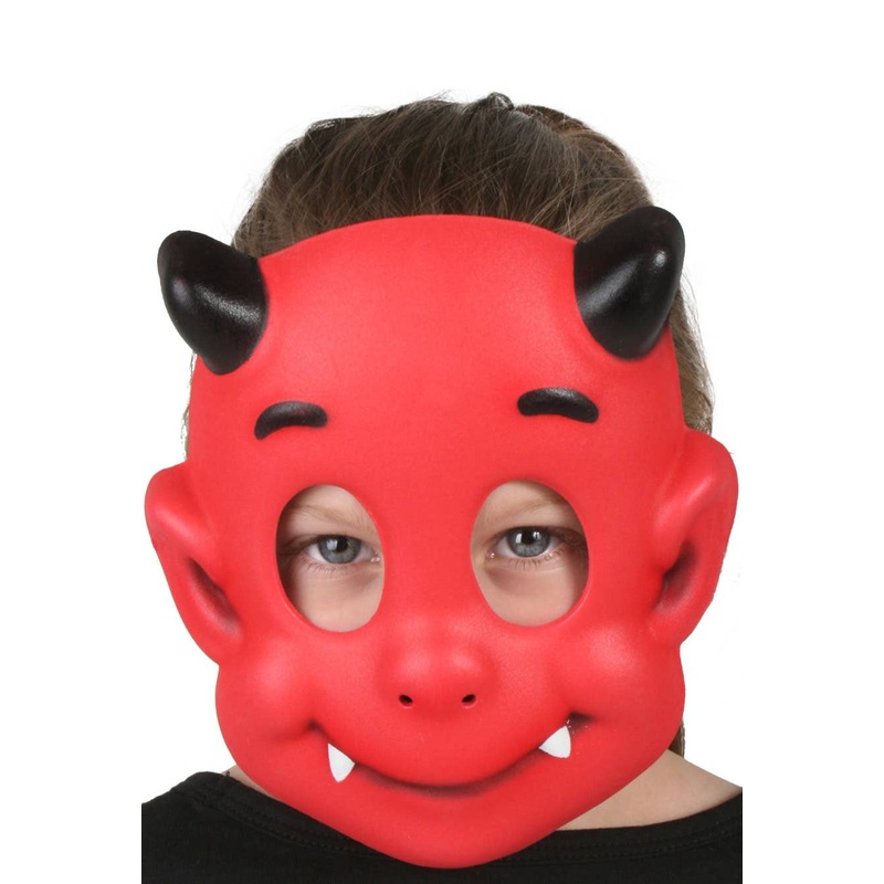 Naughty Devil Kids Foam Halloween Mask