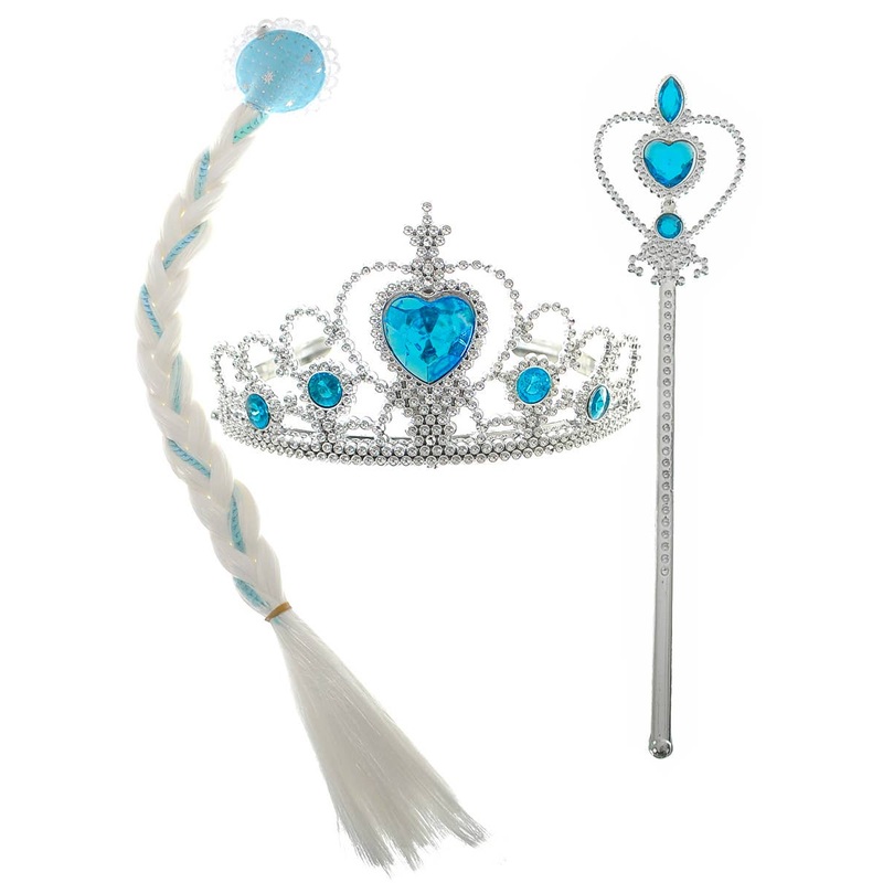 Queen Elsa Kids 3 Piece Costume Accessory Set