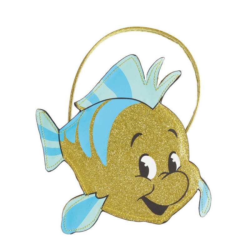The Little Mermaid Glittery Gold Flounder Costume Bag