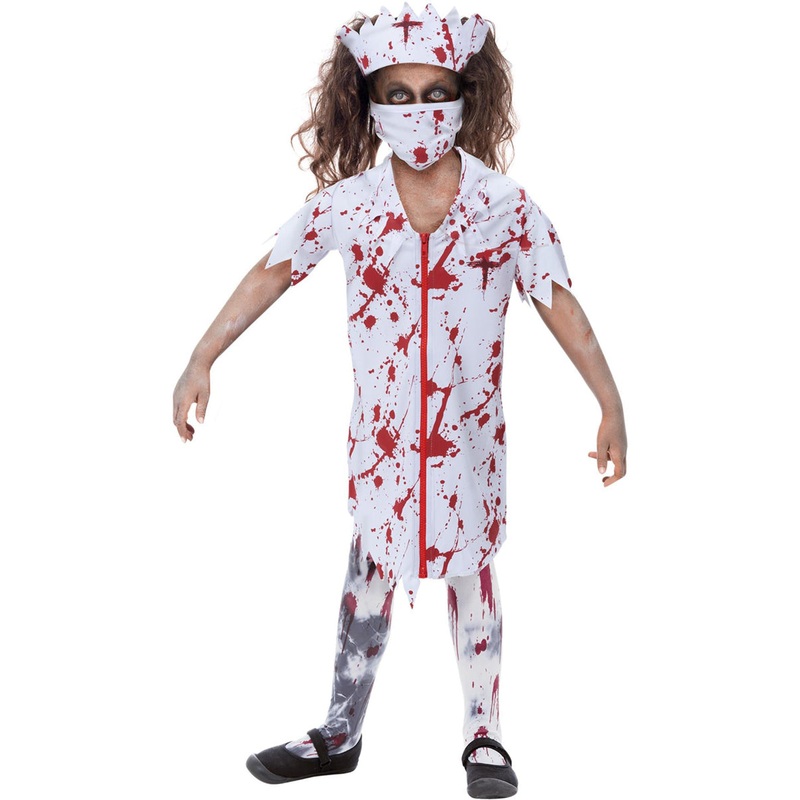 Zombie Nurse Girls Blood Splattered Halloween Costume