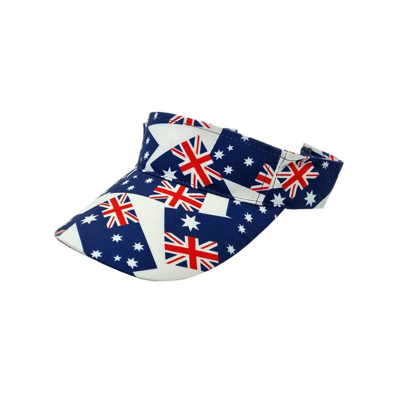 Adults Australia Flag Novelty Visor Hat