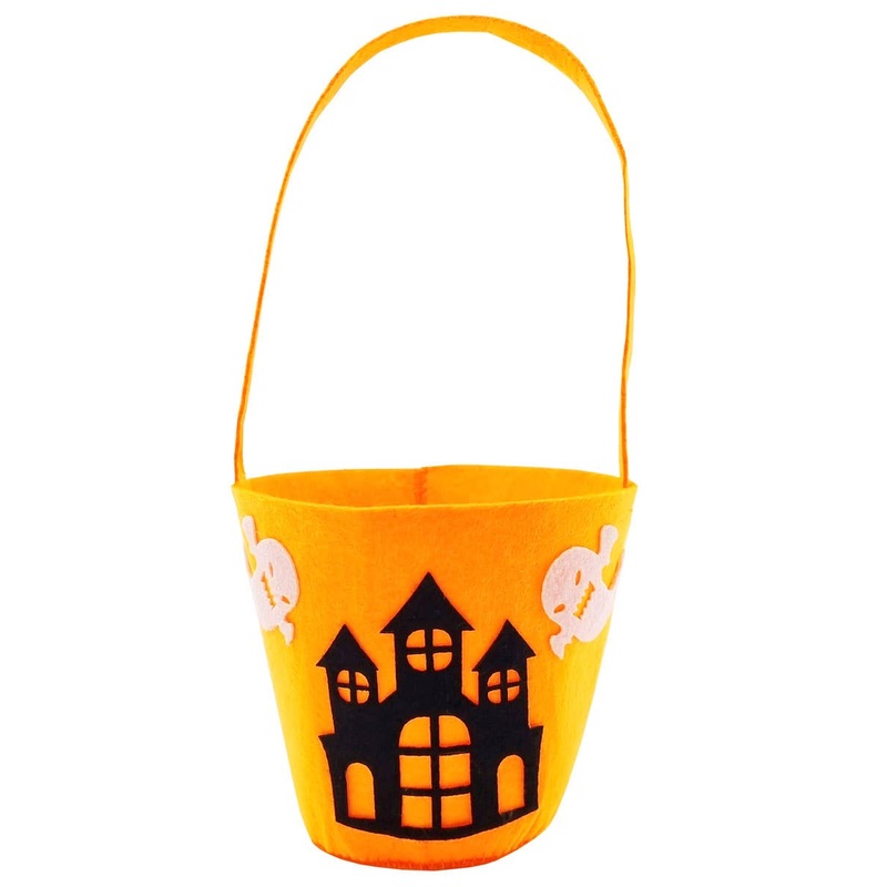 Cute Haunted House Child Friendly Trick or Treat Bucket
