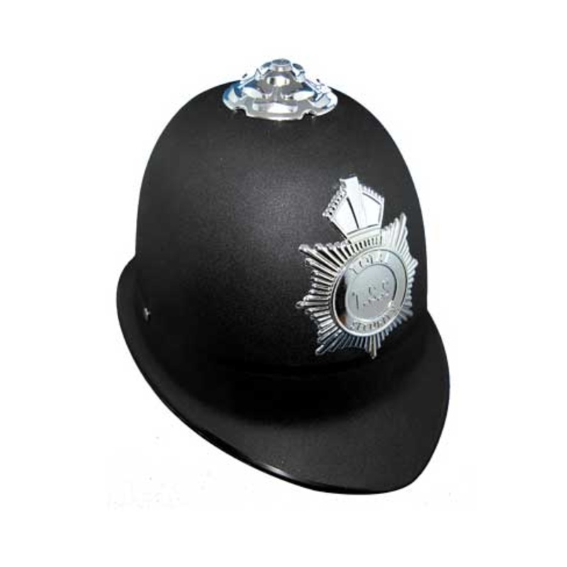 English Black Bobby Police Helmet