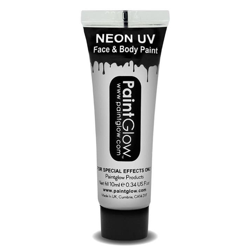 Face and Body UV Reactive Cream Makeup - White