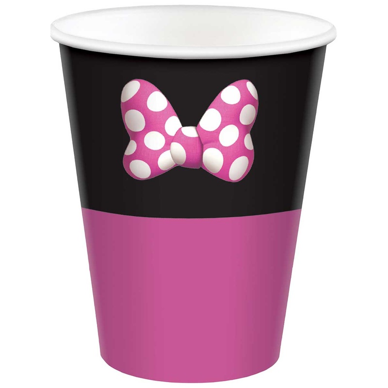 Minnie Mouse Forever 8 Pack of 266ml Paper Cups