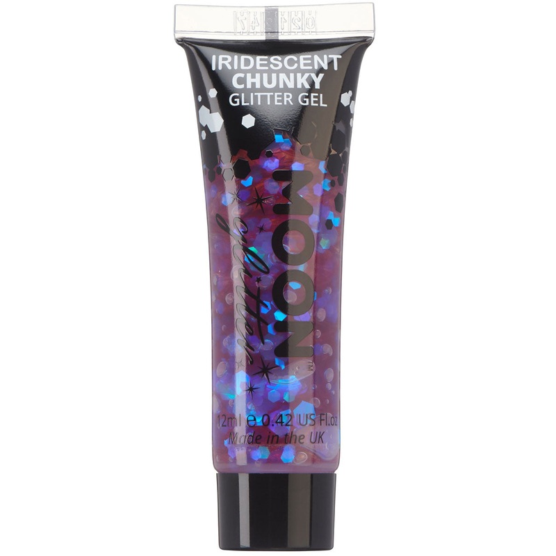 Moon Glitter Iridescent Purple Chunky Glitter Gel