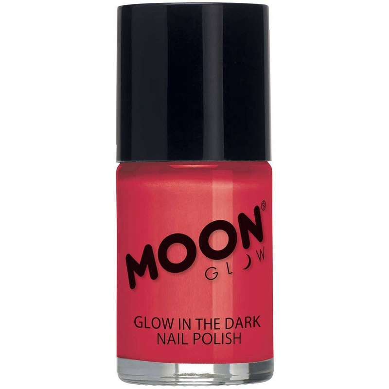 Moon Glow Red Glow in the Dark Nail Polish