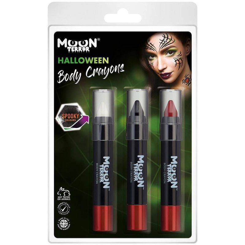 Moon Terror 3 Colour Halloween Makeup Sticks