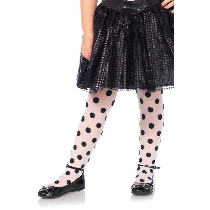 Polka Dot Pattern Girls Tights