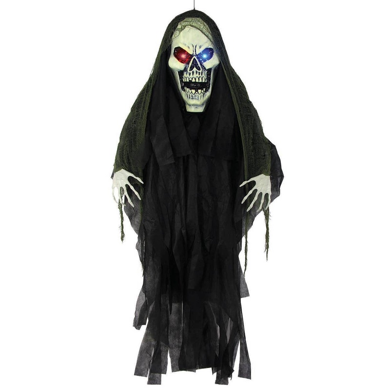 6 Foot Grim Reaper Light Up Halloween Decoration