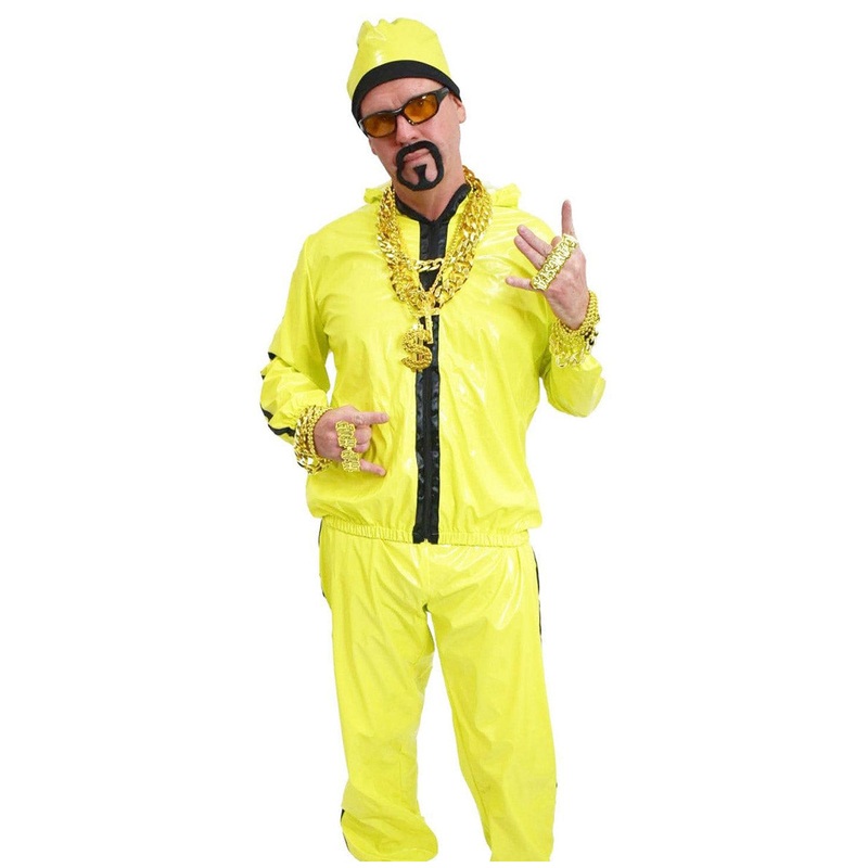 90s Yellow Rapper Mens Ali G Costume