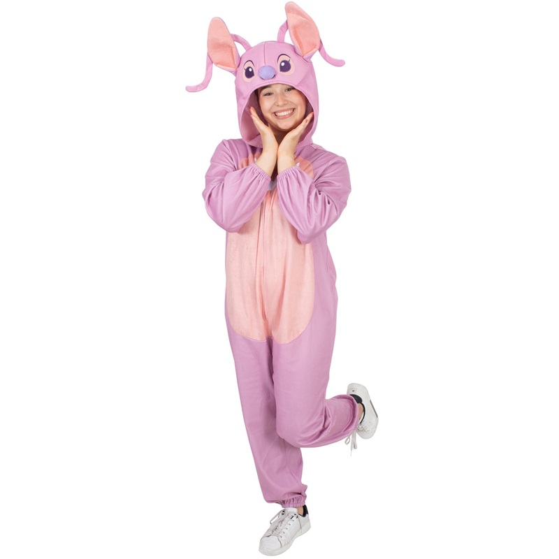Angel Adults Pink Lilo And Stitch Costume Onesie