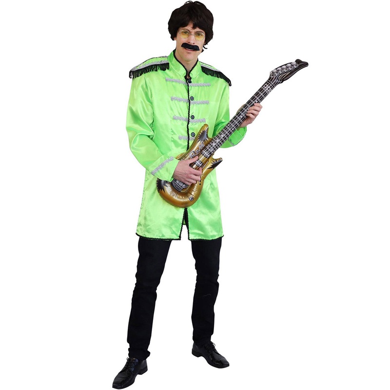 British Singer Plus Size Mens Green Beatles Costume Jacket