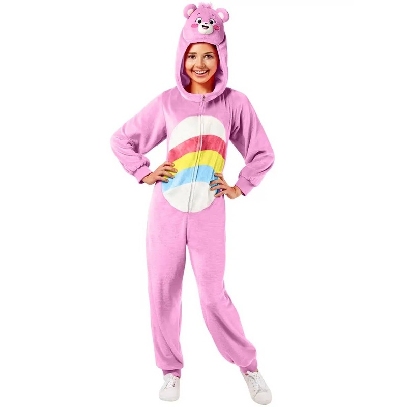 Care Bears Adults Plus Size Pink Cheer Bear Costume