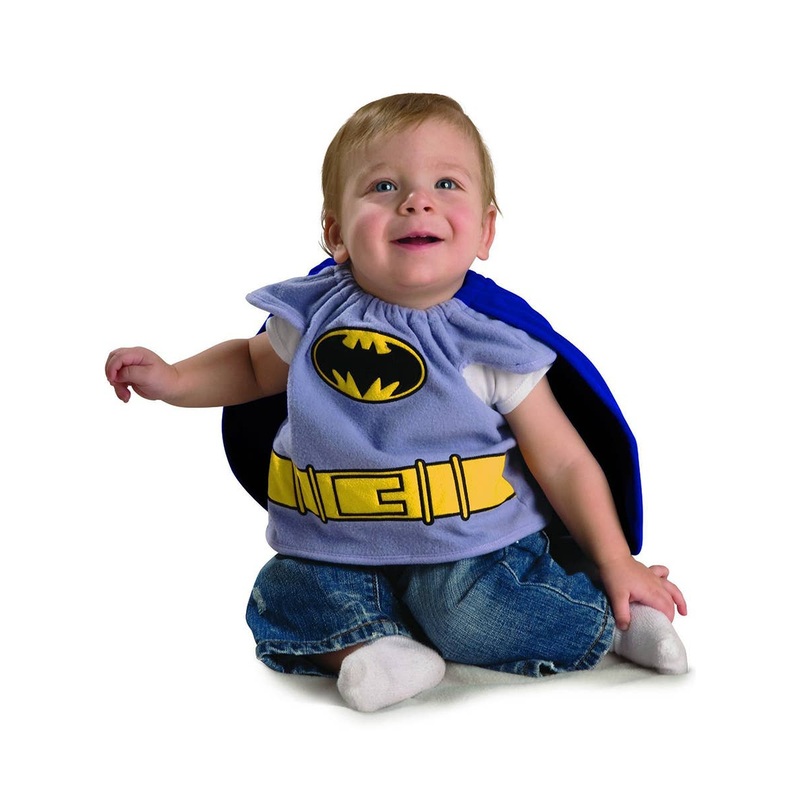 Classic Batman Infant Boys Baby Bib Costume