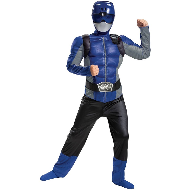 Deluxe Blue Power Rangers Beast Morpher Boys Costume