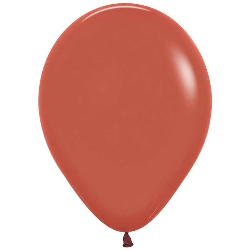 Fashion Terracotta Single 30cm Latex Balloon