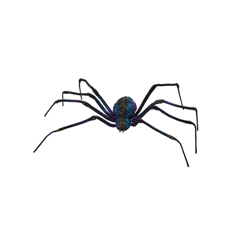 Giant Rainbow Fake Spider Halloween Decoration