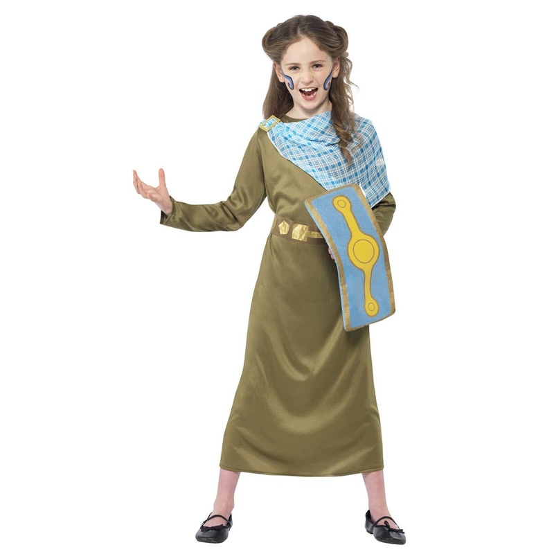 Horrible Histories Celtic Warrior Boudicca Girls Book Week Costume