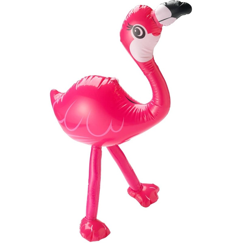 Inflatable Pink Flamingo Party Prop - 55cm