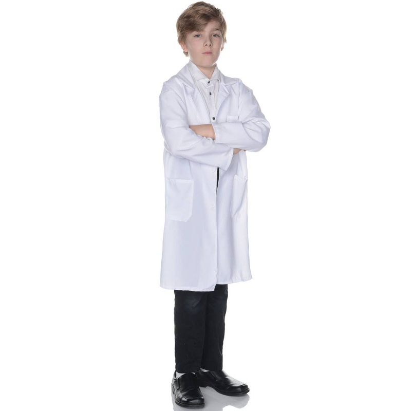 Lab Coat Boys Scientist Fancy Dress Costume