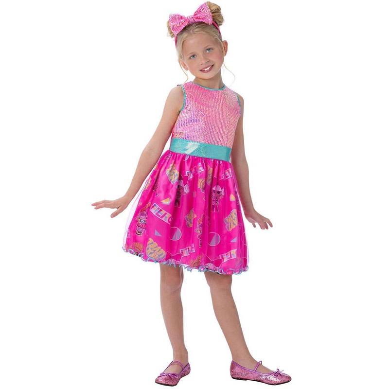 LOL Doll Pink Dress Girls Licensed Costume