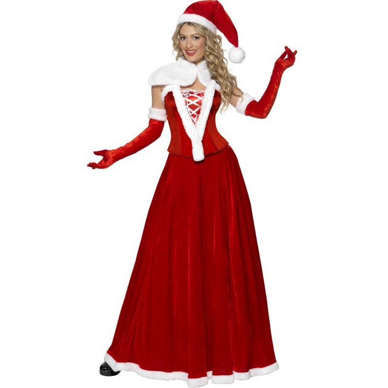 Luxury Miss Santa Womens Christmas Costume