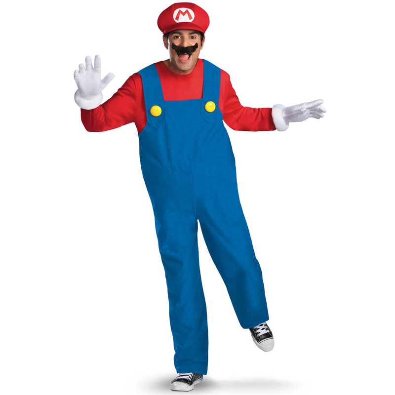 Mario Mens Super Mario Costume