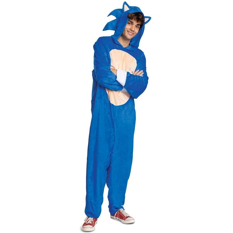 Sonic the Hedgehog Mens Plus Size Gaming Costume