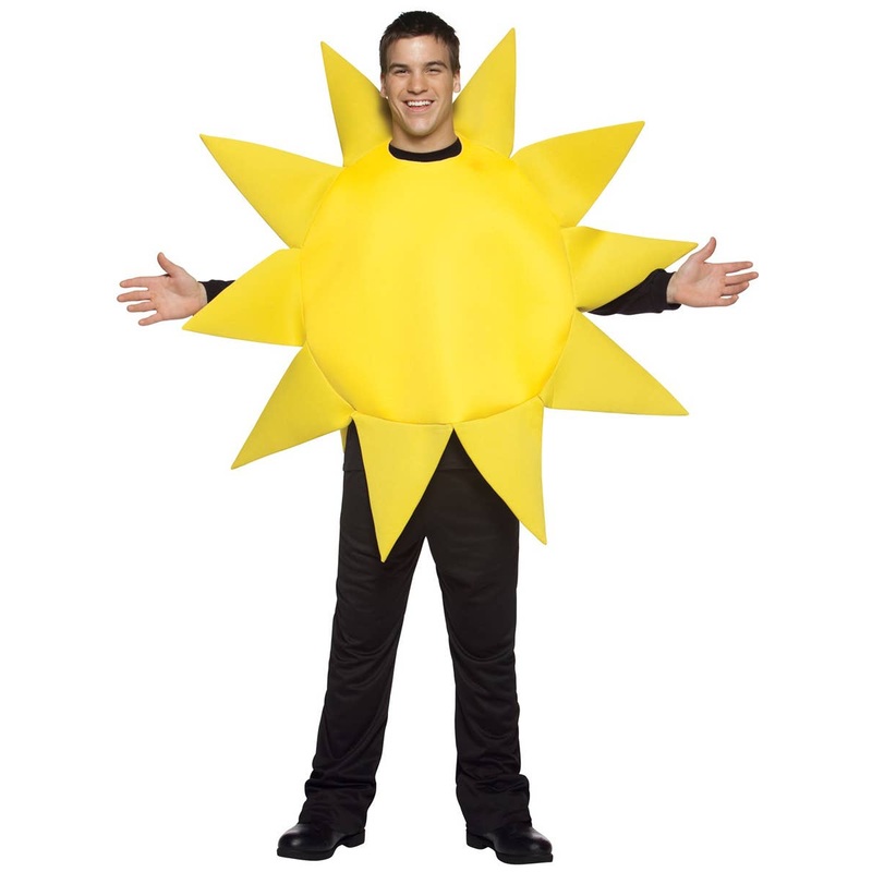 Sunny Day Adults Giant Yellow Sun Costume