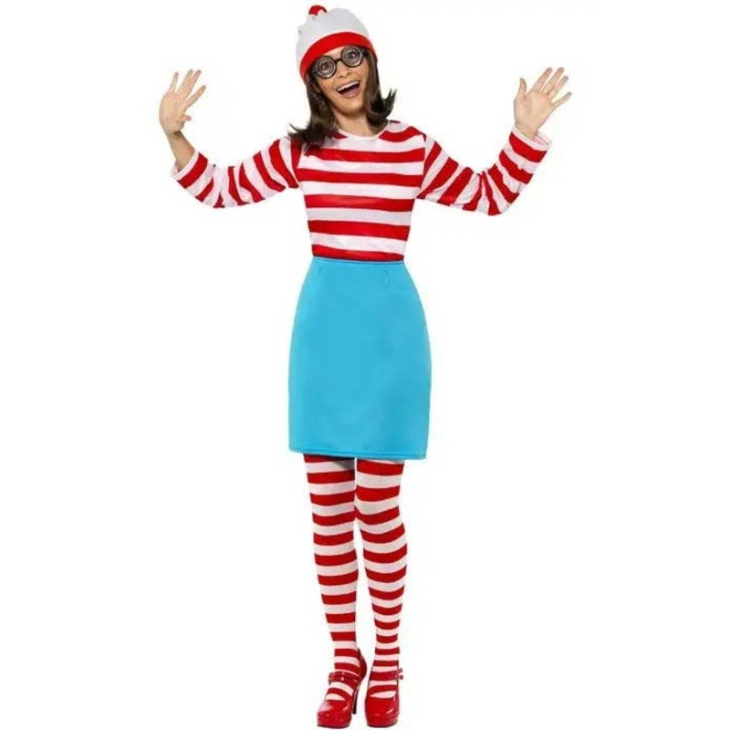 Where's Wally Womens Plus Size Wenda Book Week Costume