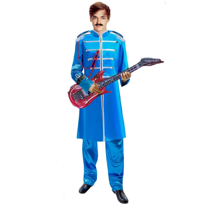 1960s Blue Sergeant Peppers Mens Beatles Costume