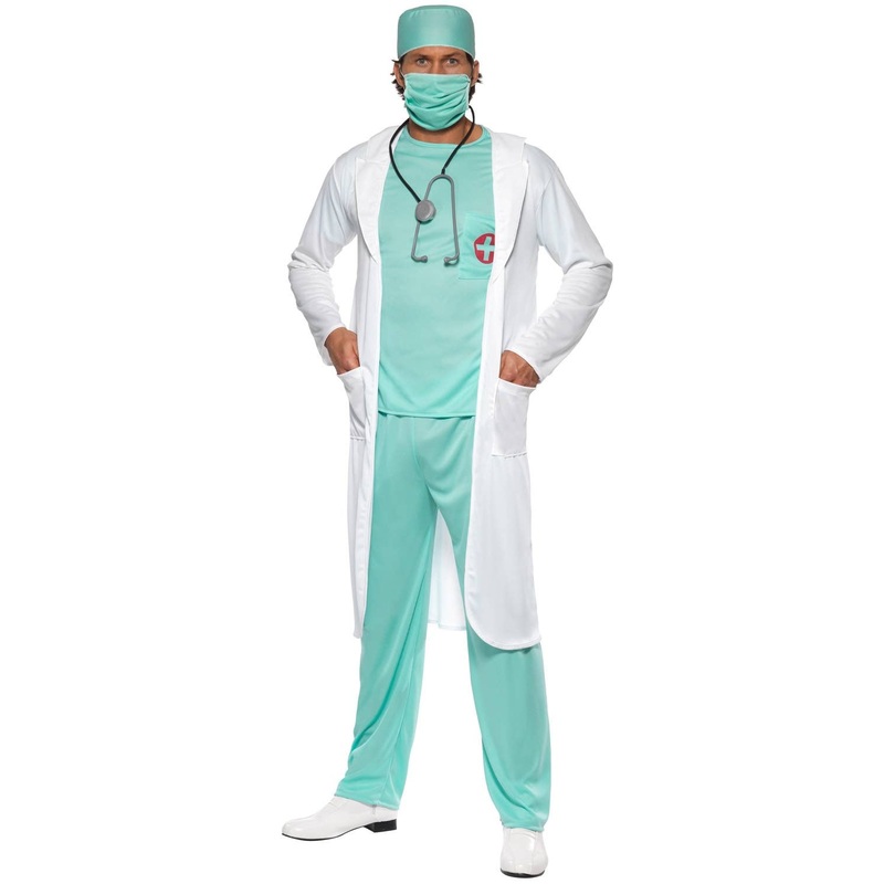 A&E Doctor Mens Medical Fancy Dress Costume