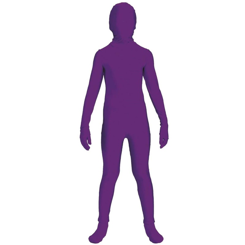 Bright Purple Second Skin Boys Dress Up Costume