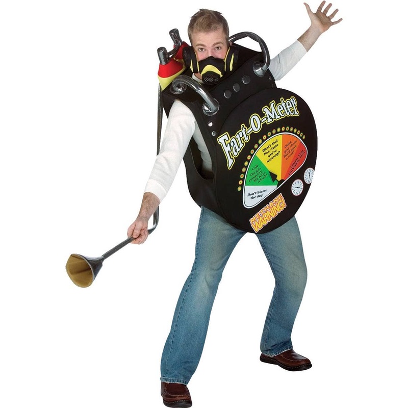 Fart-O-Meter Adults Funny Fancy Dress Costume
