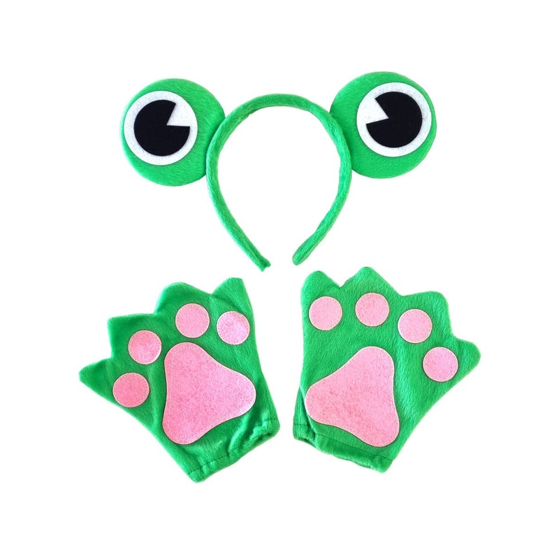 Fun Green Frog Kids 3 Piece Costume Accessory Set