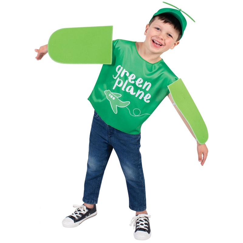 Green Planes Boys Emma Memma Costume