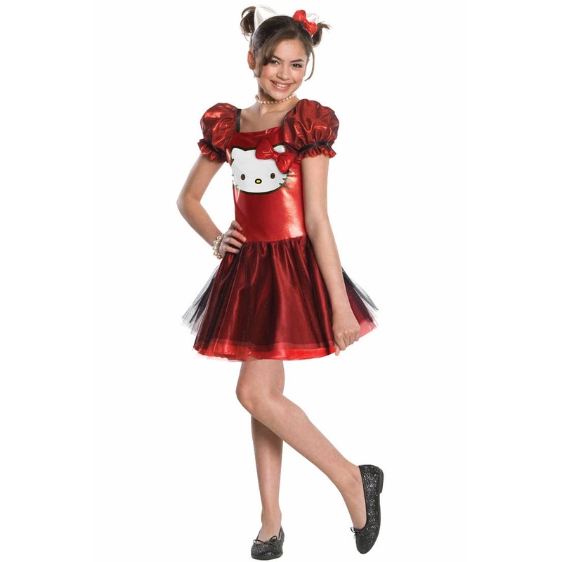 Hello Kitty Girls Officially Licensed Cat Costume