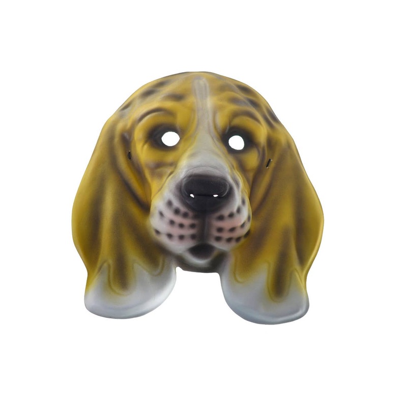 Hush Puppy Kids Yellow Dog Costume Mask